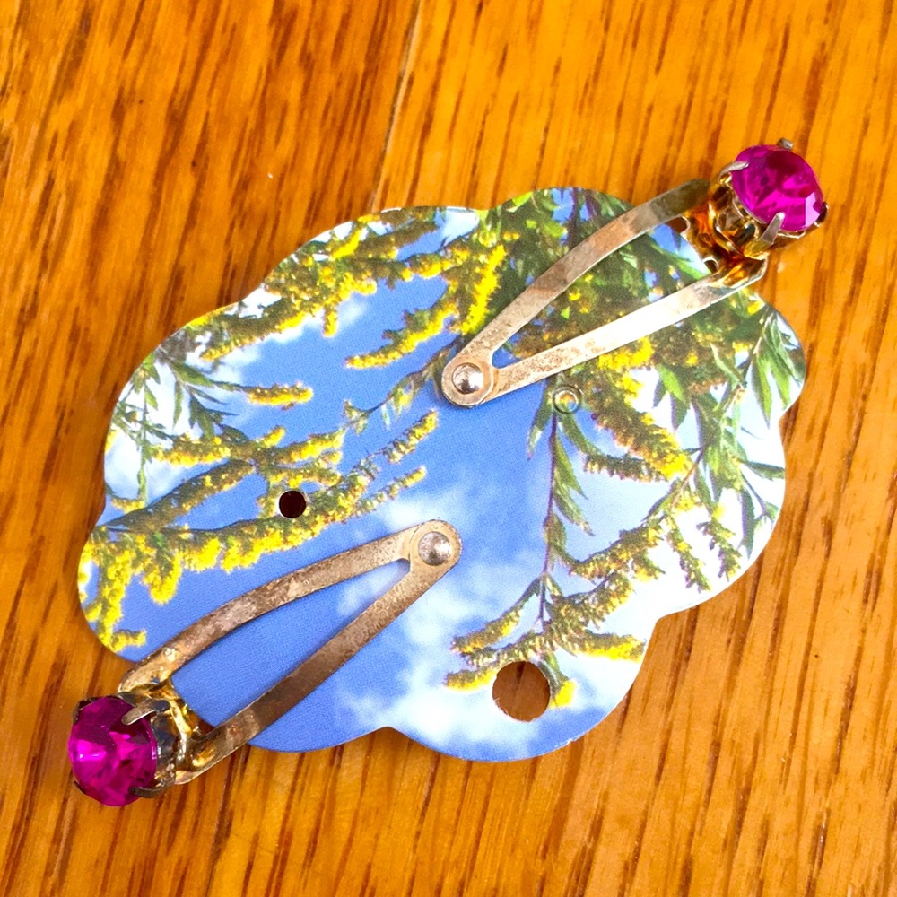 Decorative Hair clip Small Single Stone